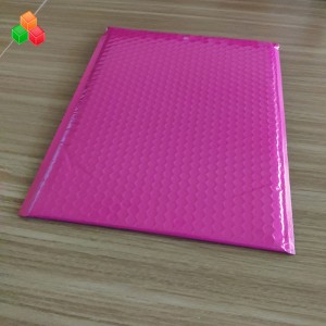 Busta perlescente per bolle di pellicola perlescente per imballaggio di trasporto di dimensioni personalizzate / borsa per pellicola perlescente rosa bianca resistente impermeabile