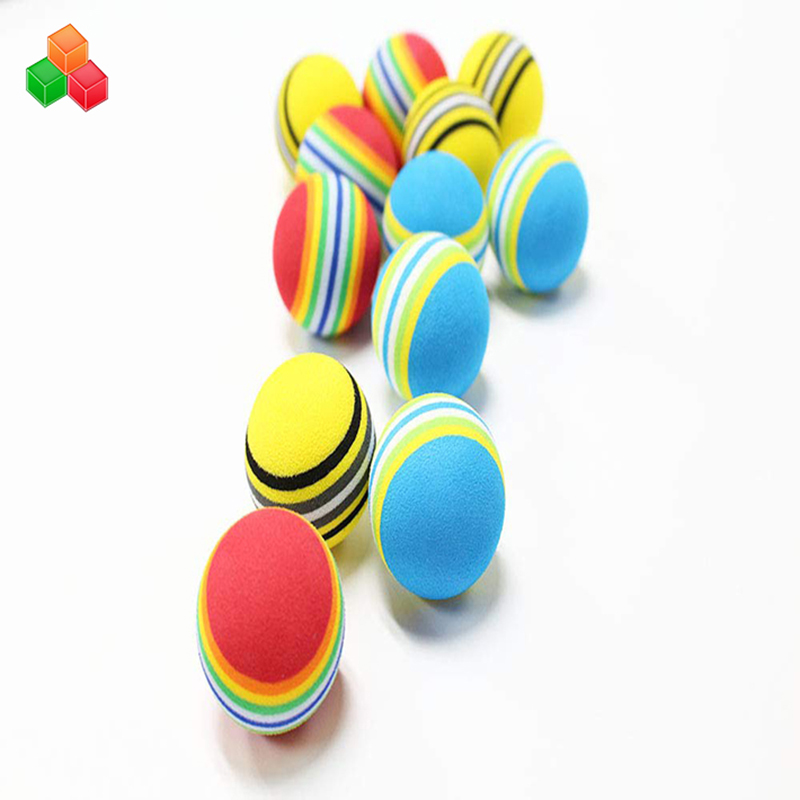 High quality eva foam ball customified size print soft eva foam ball per golf / massaggio / bambino parco giochi